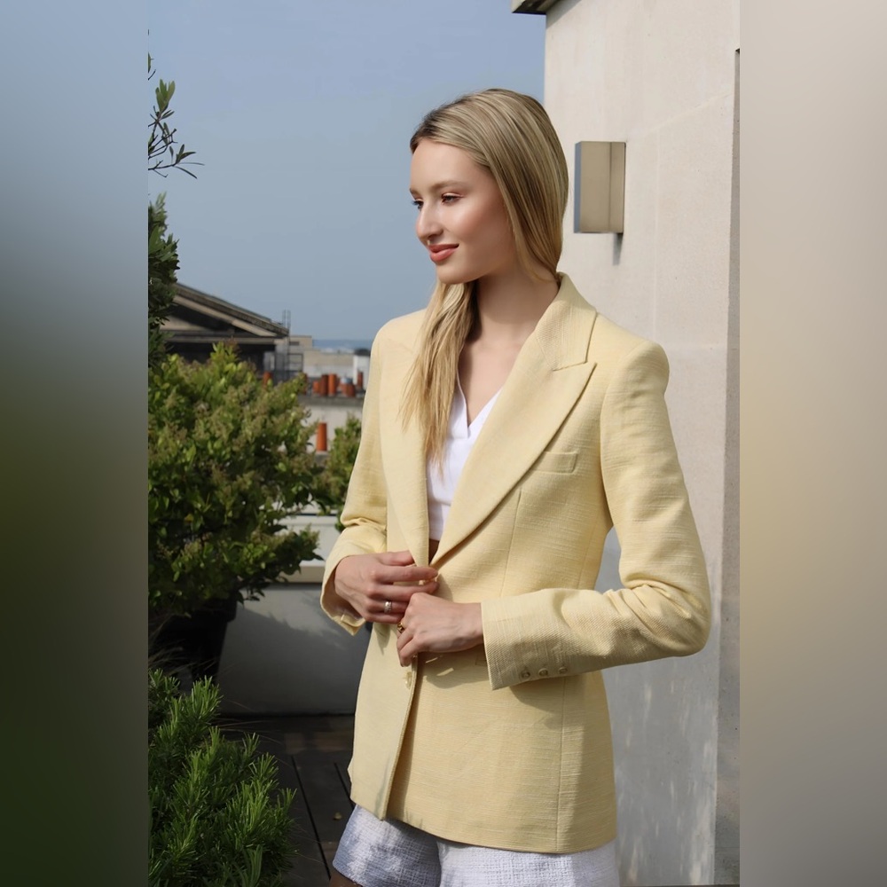 Isabella DeMarco Yellow Blazer Jacket